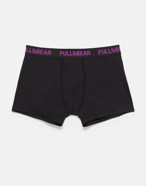 Pull&Bear - Set van 3 boxershorts in andere kleuren, 2 van 5