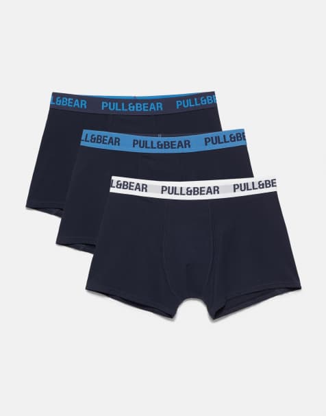 Pull&Bear - Set van 3 boxershorts in verschillende kleuren - view 1
