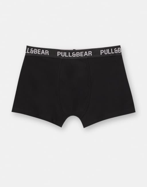 Pull&Bear - Set van 3 boxershorts met roze tailleband in overige, 3 van 4