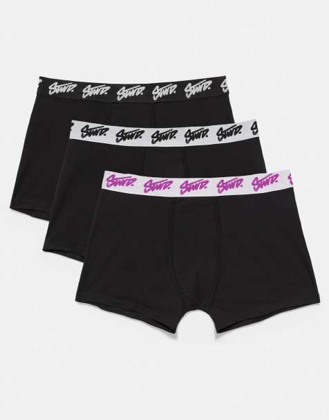 Pull&Bear set van 3 stwd boxers in overige - view 1
