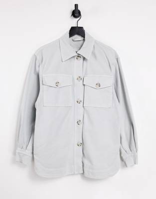 pull and bear overshirt shacket