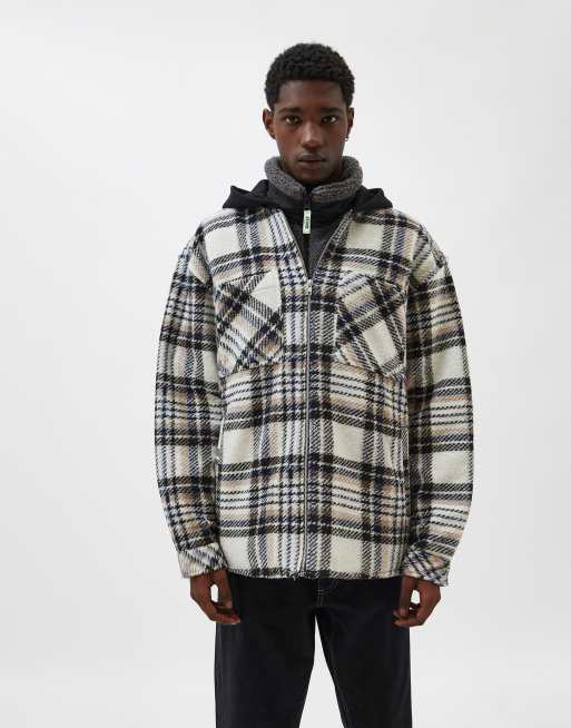 Pull and sale bear sherpa jacket