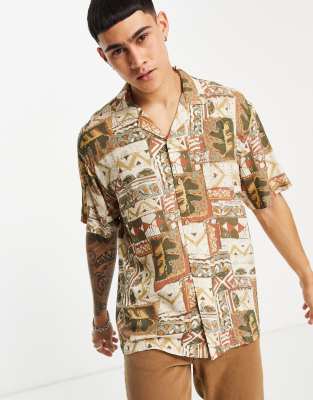 pull and bear aztec shirt