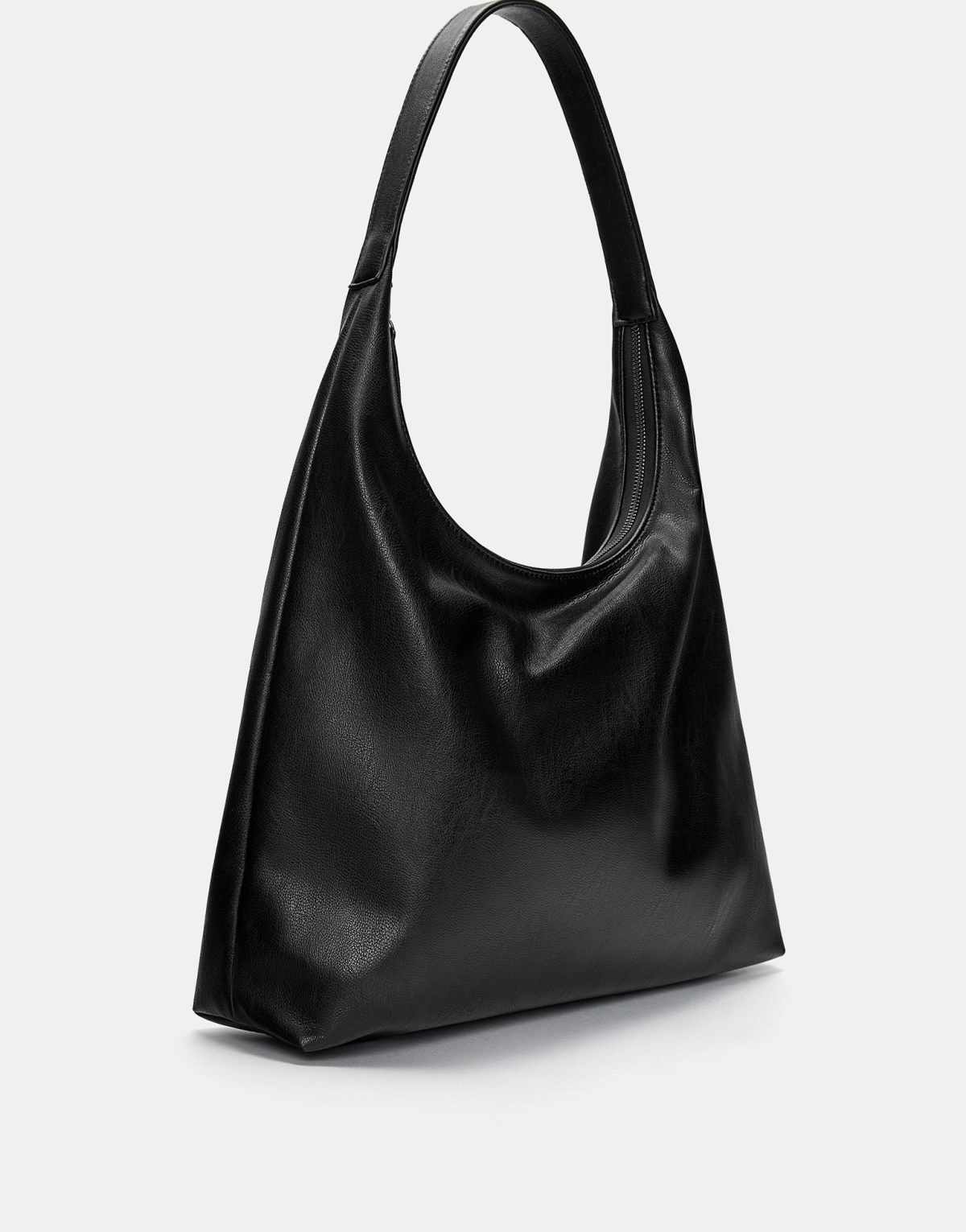 Pull&Bear shopper bag in black