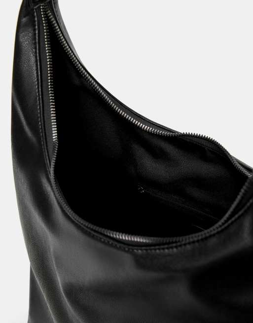 Pull&Bear shopper bag in black, 2 of 4