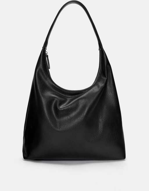 Pull&Bear shopper bag in black, 3 of 4