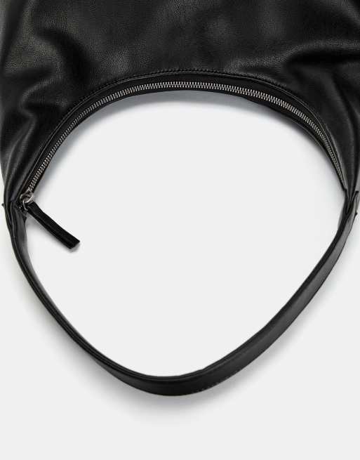 Pull&Bear shopper bag in black, 4 of 4