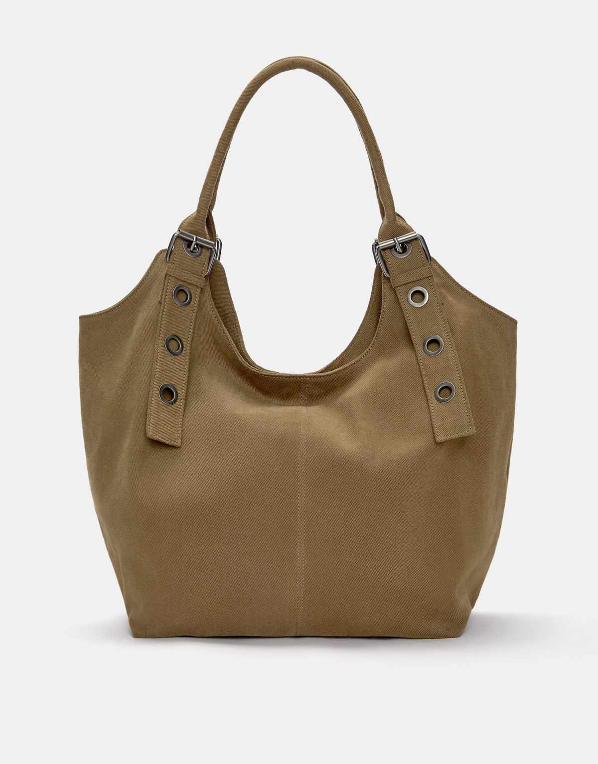 Pull&Bear Shopper bag in brown