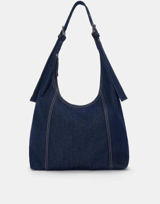 Pull&Bear - Shopper blu in denim