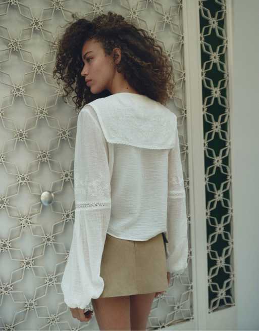 Pull&Bear short cargo skort vert chasse, 2 de 6