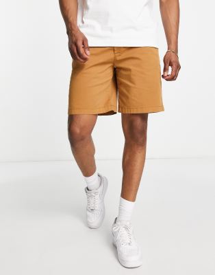 Short coupe décontracté en crépon de coton - Beige - HOMME | H&M CA