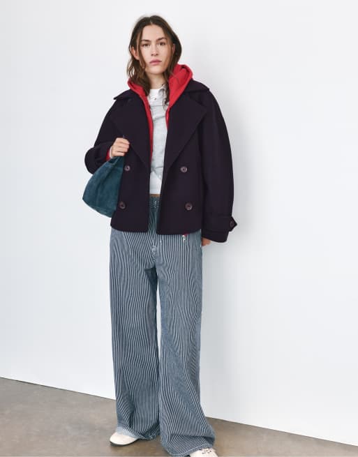 Pull&Bear Short coat in navy, 2 of 7