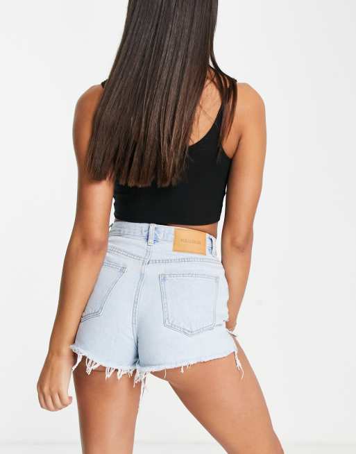 Short taille 2025 haute jean dechiré