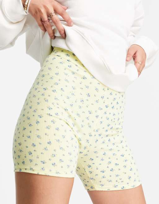 Pull&Bear - Short - Jaune