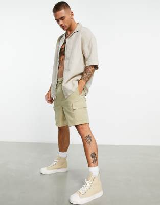 pull and bear short sleeve shirt