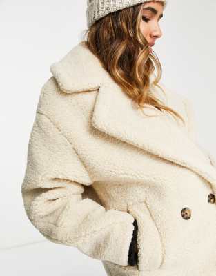 Pull and 2024 bear beige jacket