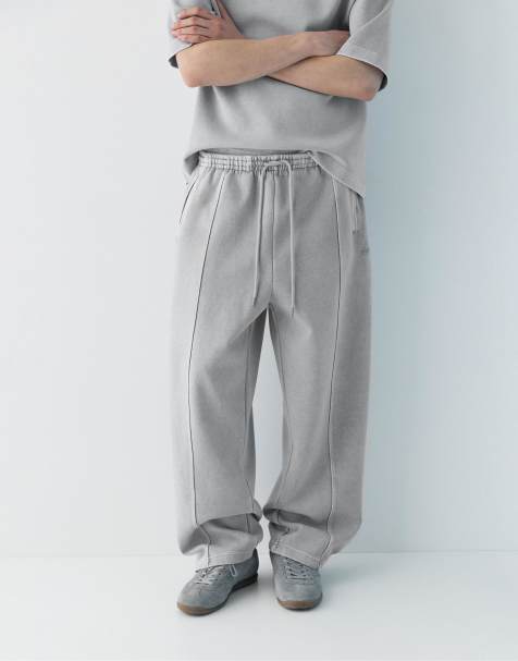 Pull&Bear – Skater-Jogginghose in Grau - view 1