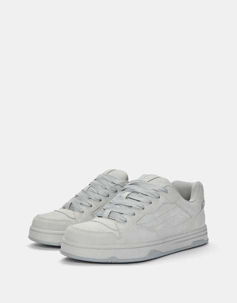 Pull&Bear – Skater-Sneaker in Grau - view 1