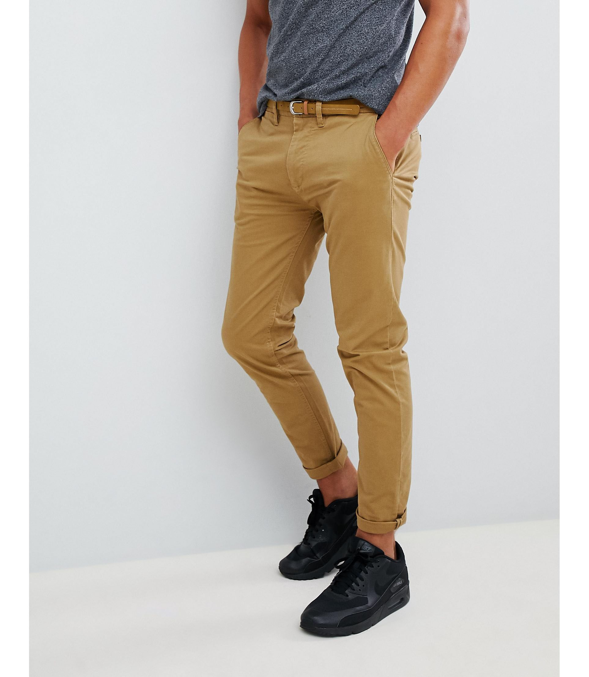 Светло коричневые брюки мужские