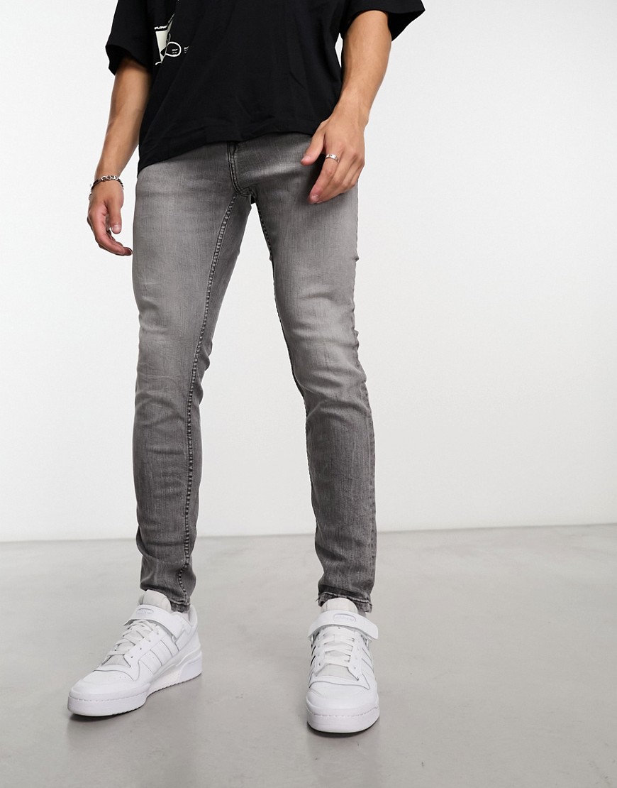 Pull & Bear skinny fit jeans in grey