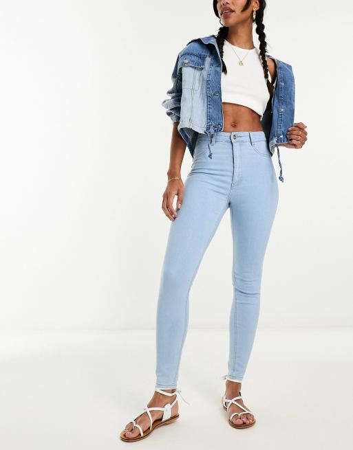 Pull&Bear skinny jean in light blue
