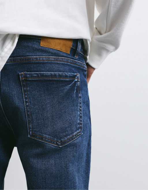 Pull&Bear Skinny jeans in dark blue, 5 of 7