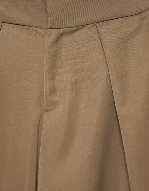 Pull&Bear skräddade byxor i kamel, 7 av 7