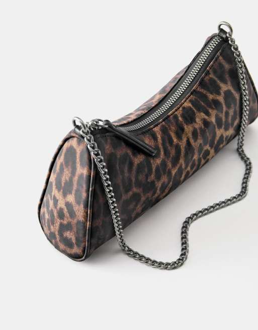 Pull&Bear skuldertaske med leopardprint, 2 af 4