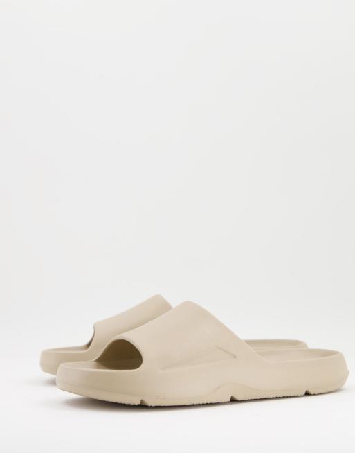 Pull&Bear - Sliders in gomma beige