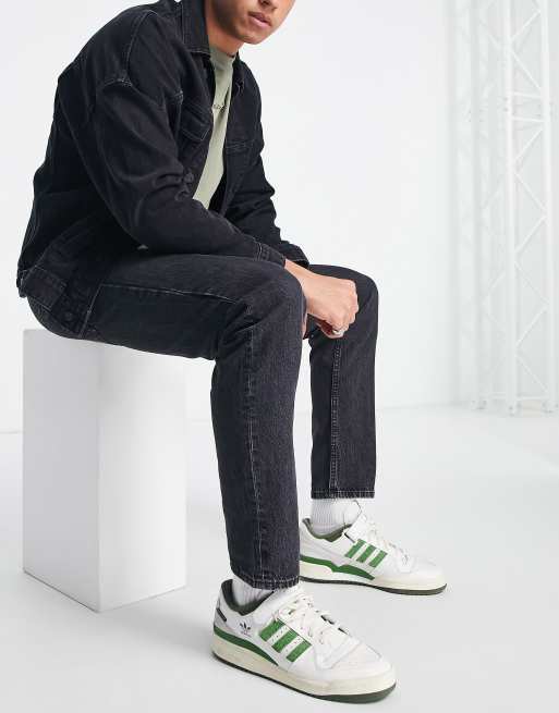 Pull&Bear - Slim fit 90s jeans in zwart met wassing