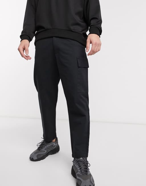 black slim fit chinos