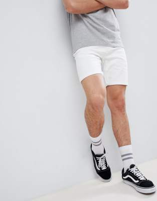 mens slim fit denim shorts