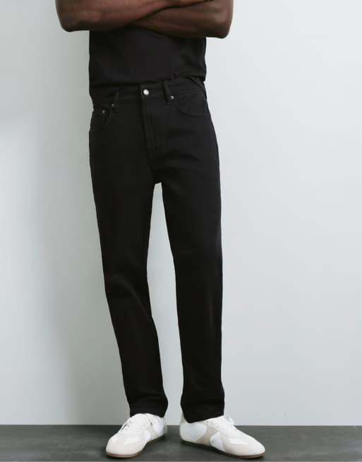 Pull&Bear Slim fit jeans in black, 4 of 7