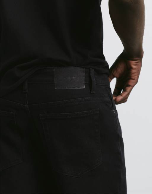 Pull&Bear Slim fit jeans in black, 5 of 7