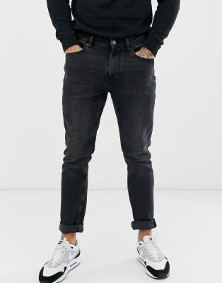 dark grey slim fit jeans