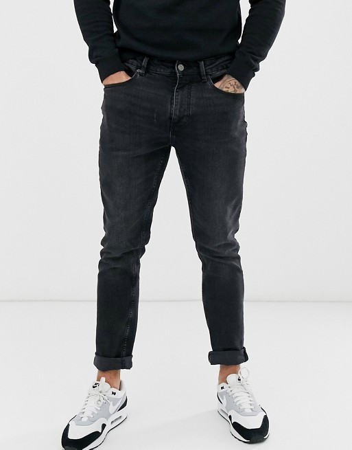Pull&Bear slim fit jeans in indigo navy