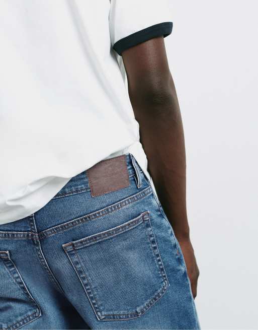 Pull&Bear Slim fit jeans in medium blue, 5 of 6