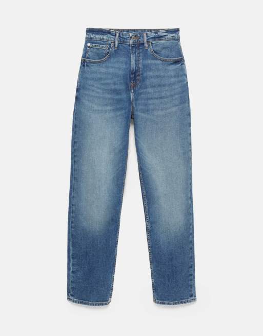 Pull&Bear Slim fit jeans in medium blue, 6 of 6