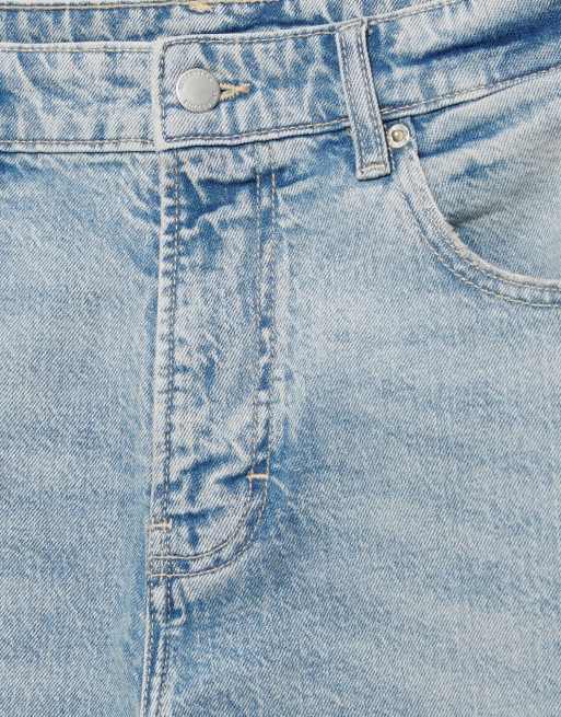 Pull&Bear Slim fit jeans in pale blue, 7 of 7