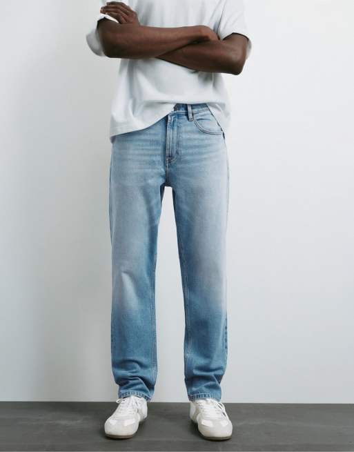 Pull&Bear Slim fit jeans in pale indigo, 4 of 7
