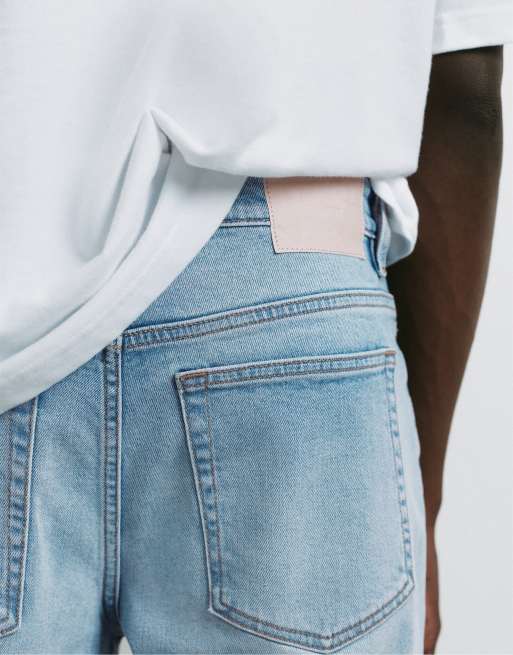 Pull&Bear Slim fit jeans in pale indigo, 5 of 7