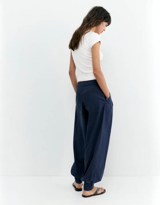 Pull&Bear - Slim-fit T-shirt met cijfer in wit, 3 van 4