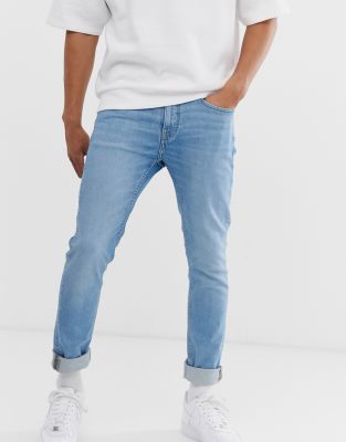 light blue slim jeans