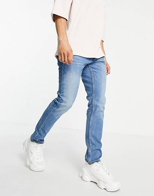 Pull&Bear slim jeans in light blue