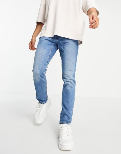 Pull&Bear slim jeans in light blue, 2 of 4