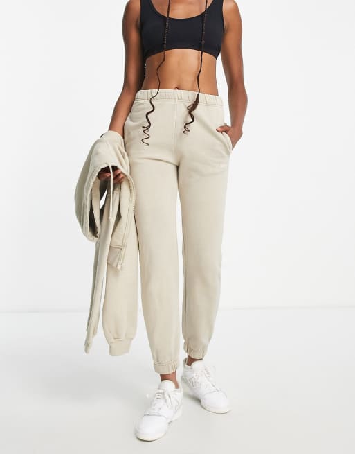 Pull&Bear slim leg sweatpants in sand - part of a set