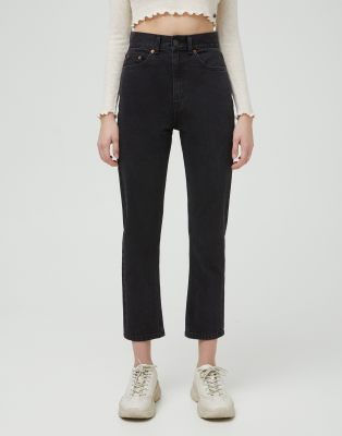 slim fit mom jeans pull and bear