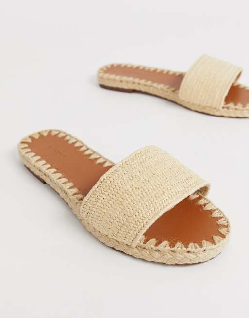 Sandalias rafia discount pull and bear