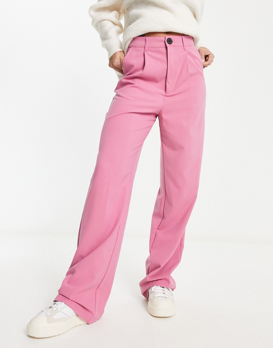 Pull & Bear slouchy dad trouser in pink