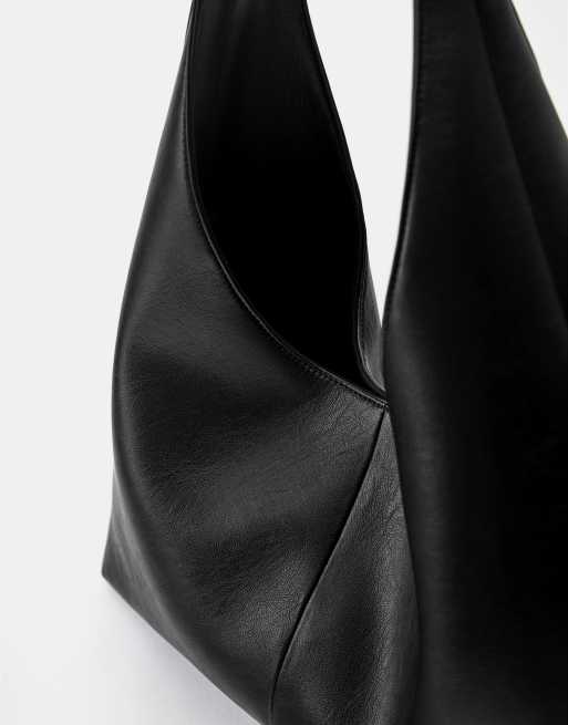 Pull&Bear Slouchy oversized tote bag in black, 4 of 5